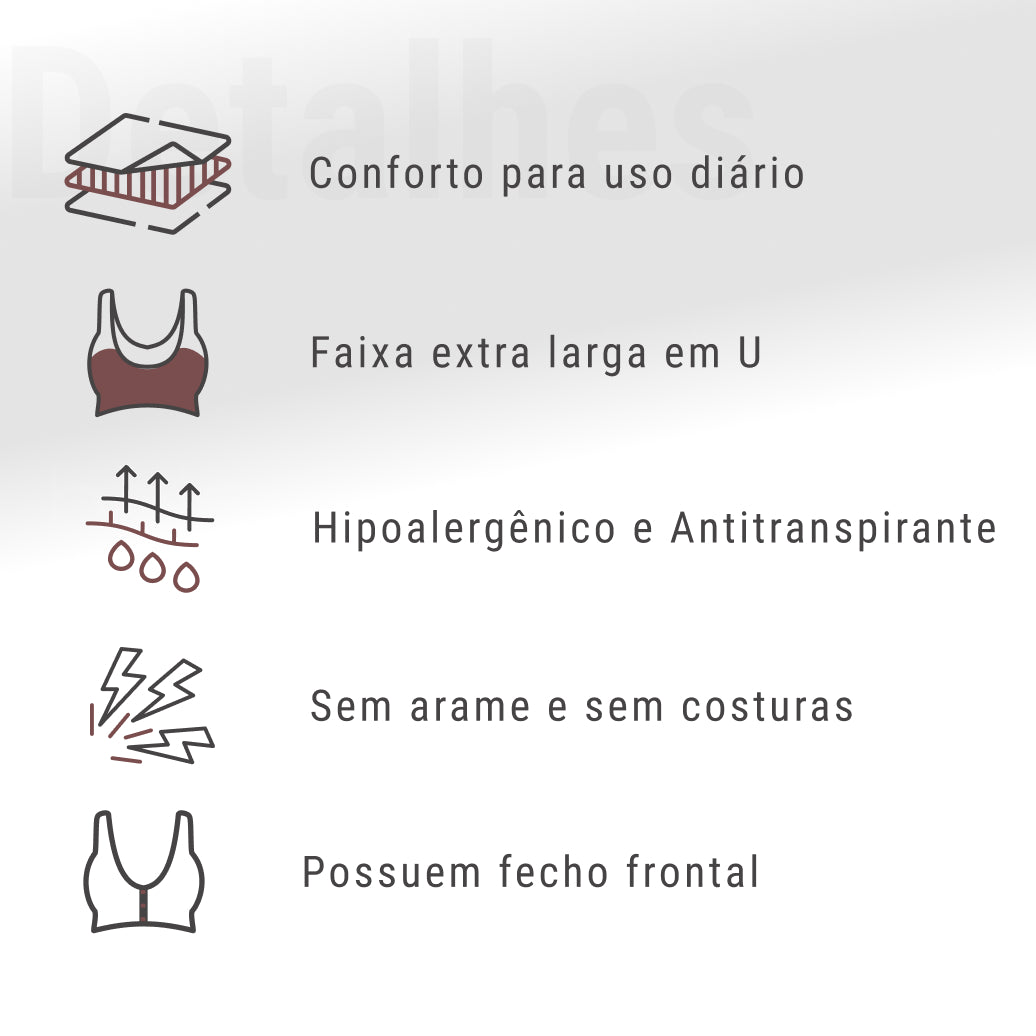 Sutiã Premium França (Compre 1 Leve 2)