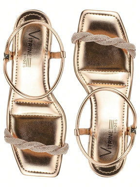 Sandália Feminina Salto Alto Bloco Jade