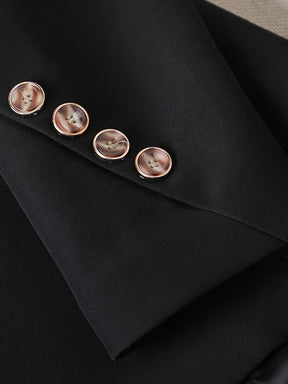 Blazer Feminino Preto Forrado