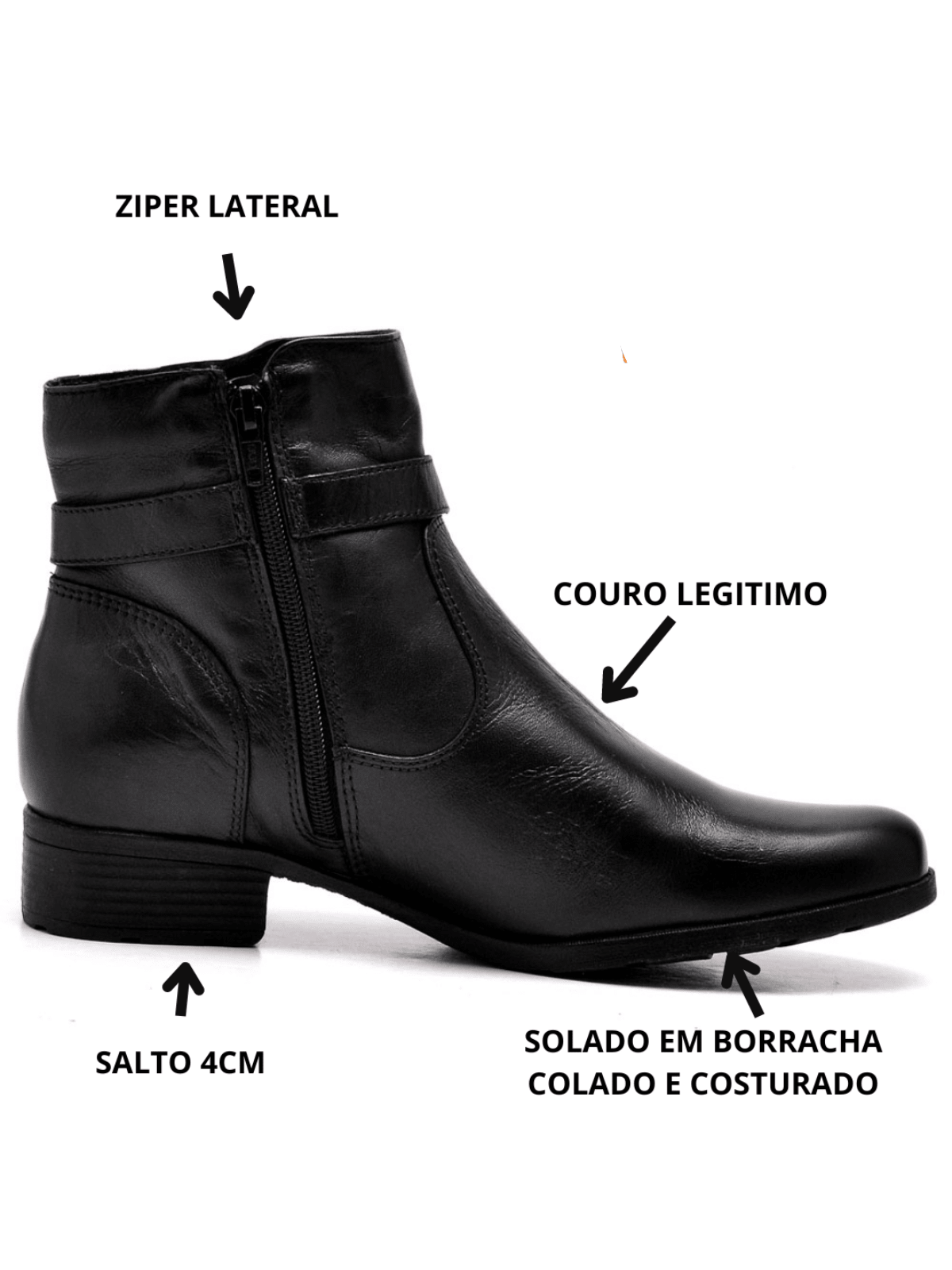 Bota Feminina Cano Curto Mazzo