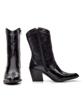 Bota Feminina Texana Couro Legitimo Montanna