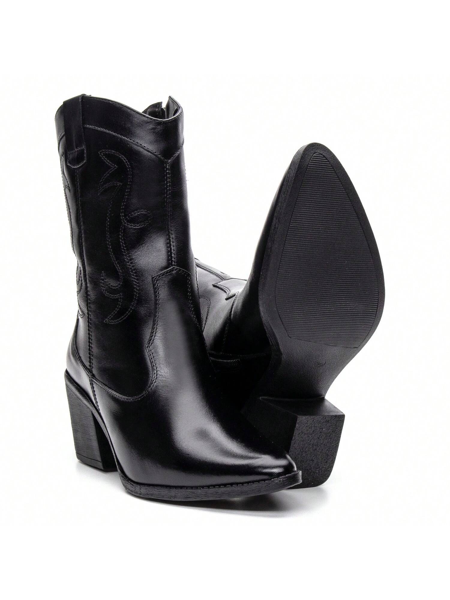 Bota Feminina Texana Couro Legitimo Montanna