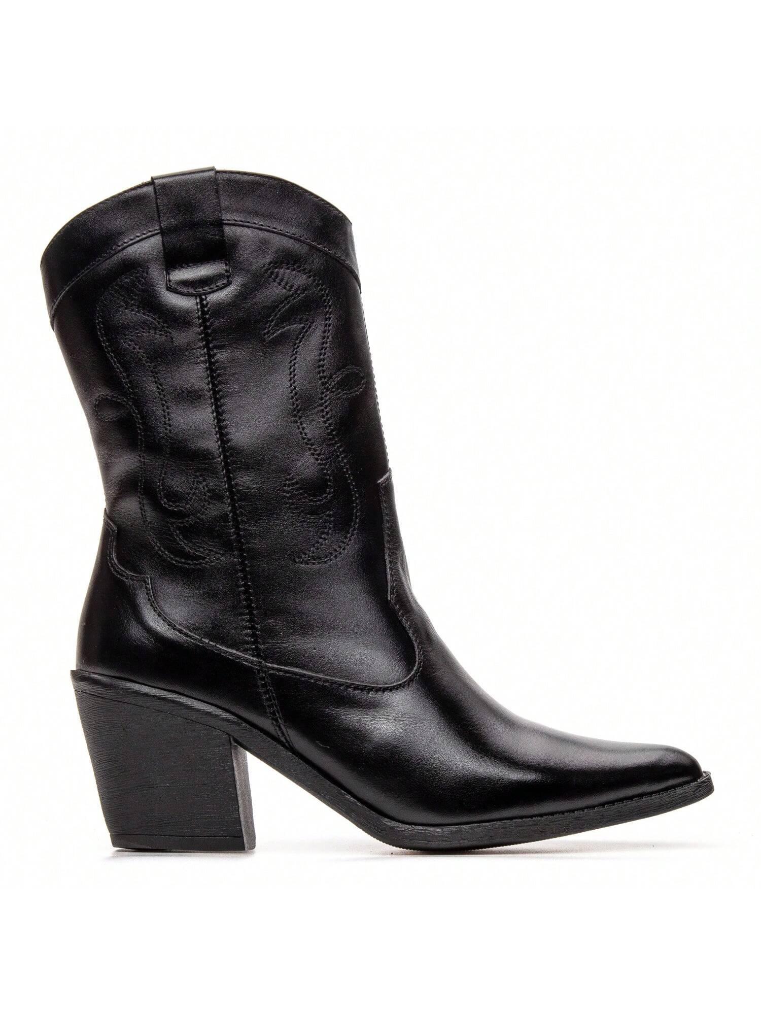 Bota Feminina Texana Couro Legitimo Montanna
