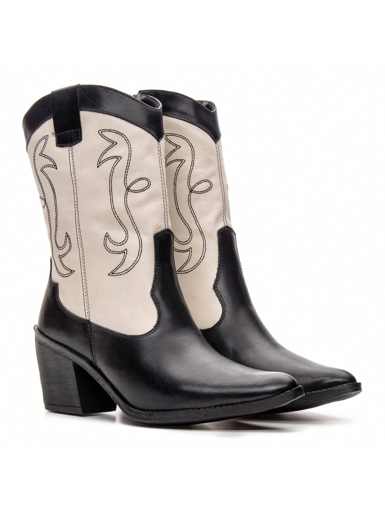 Bota Feminina Texana Couro Legitimo Montanna