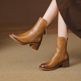 Bota de Couro Cano Curto | Vancuver