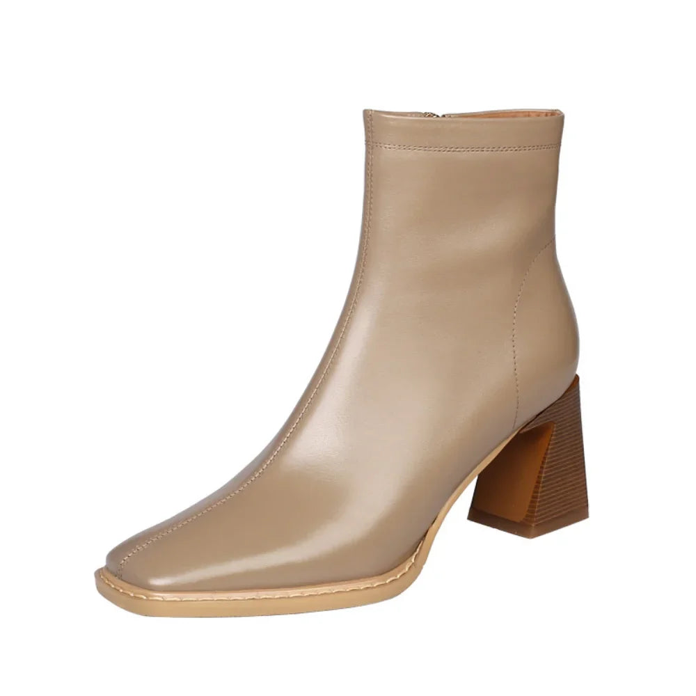 Bota de Couro Cano Curto | Zaya