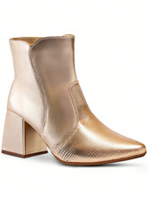 Bota Feminina Cano Curto Salto Bloco