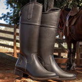 Bota de Hipismo de Couro Infantil