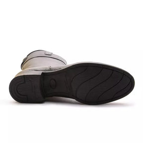 Bota de Hipismo de Couro Infantil