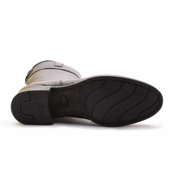 Bota de Hipismo de Couro Infantil