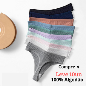 Calcinha de Algodão Linux 10 Peças