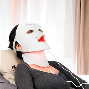 Máscara Rejuvenescedora Facial de LED + Sérum anti-idade