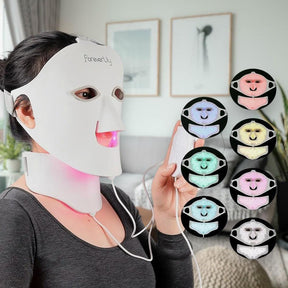 Máscara Rejuvenescedora Facial de LED + Sérum anti-idade