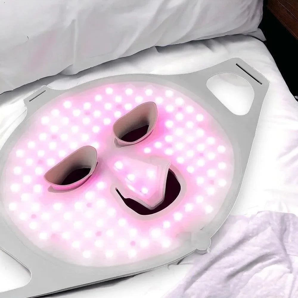 Máscara Rejuvenescedora Facial de LED + Sérum anti-idade