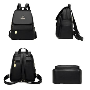 Mochila Feminina de Couro Lash