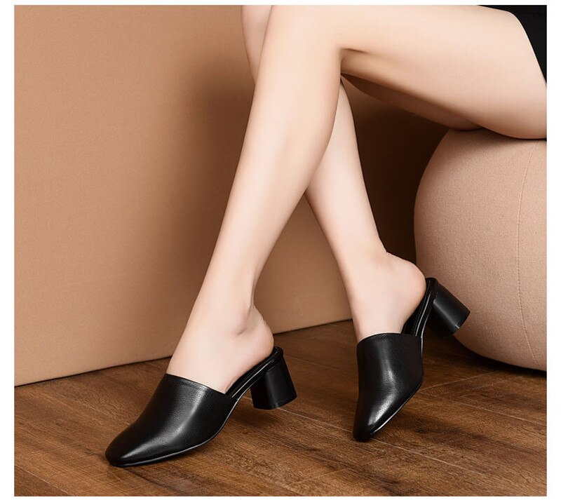 Mule Feminino de Couro | Modelex