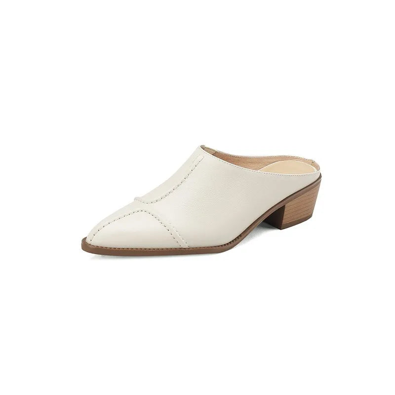 Mule Feminino de Couro | Confortplus