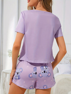 Pijama Feminino Curto Coala