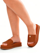 Sandália Feminina Flatform Lumis Bege