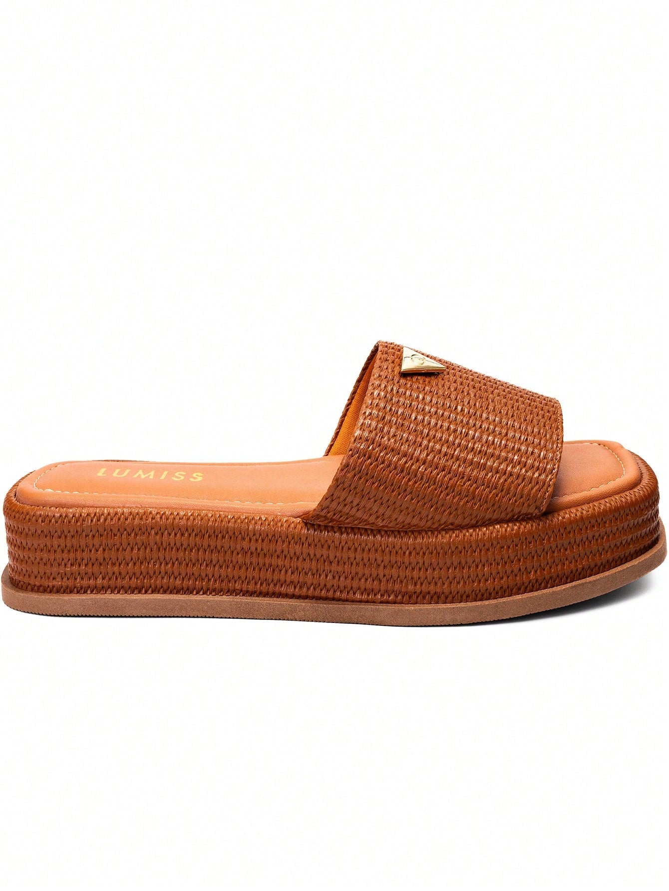 Sandália Feminina Flatform Lumis Bege