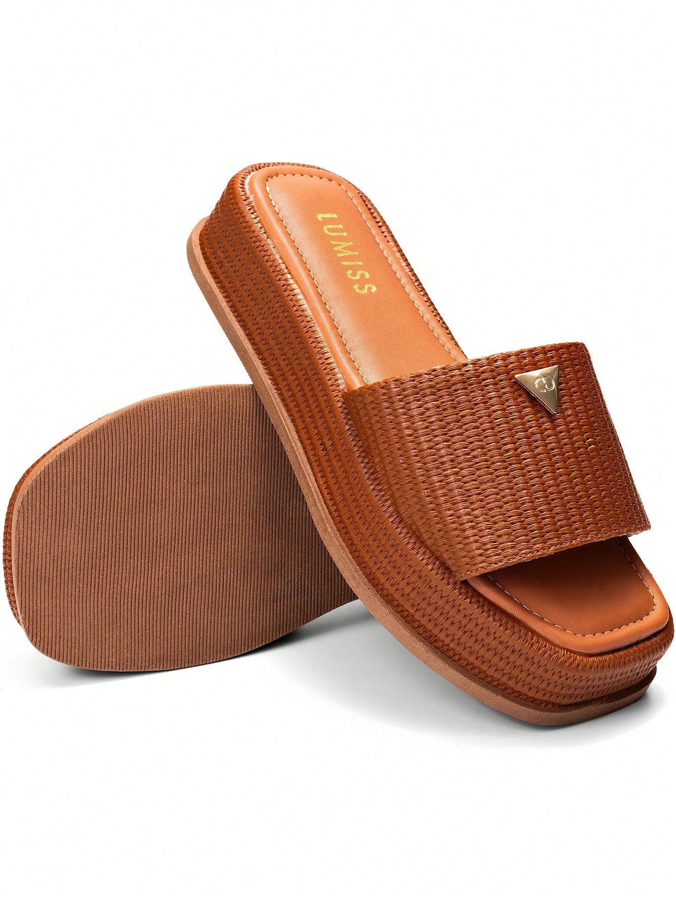 Sandália Feminina Flatform Lumis Bege