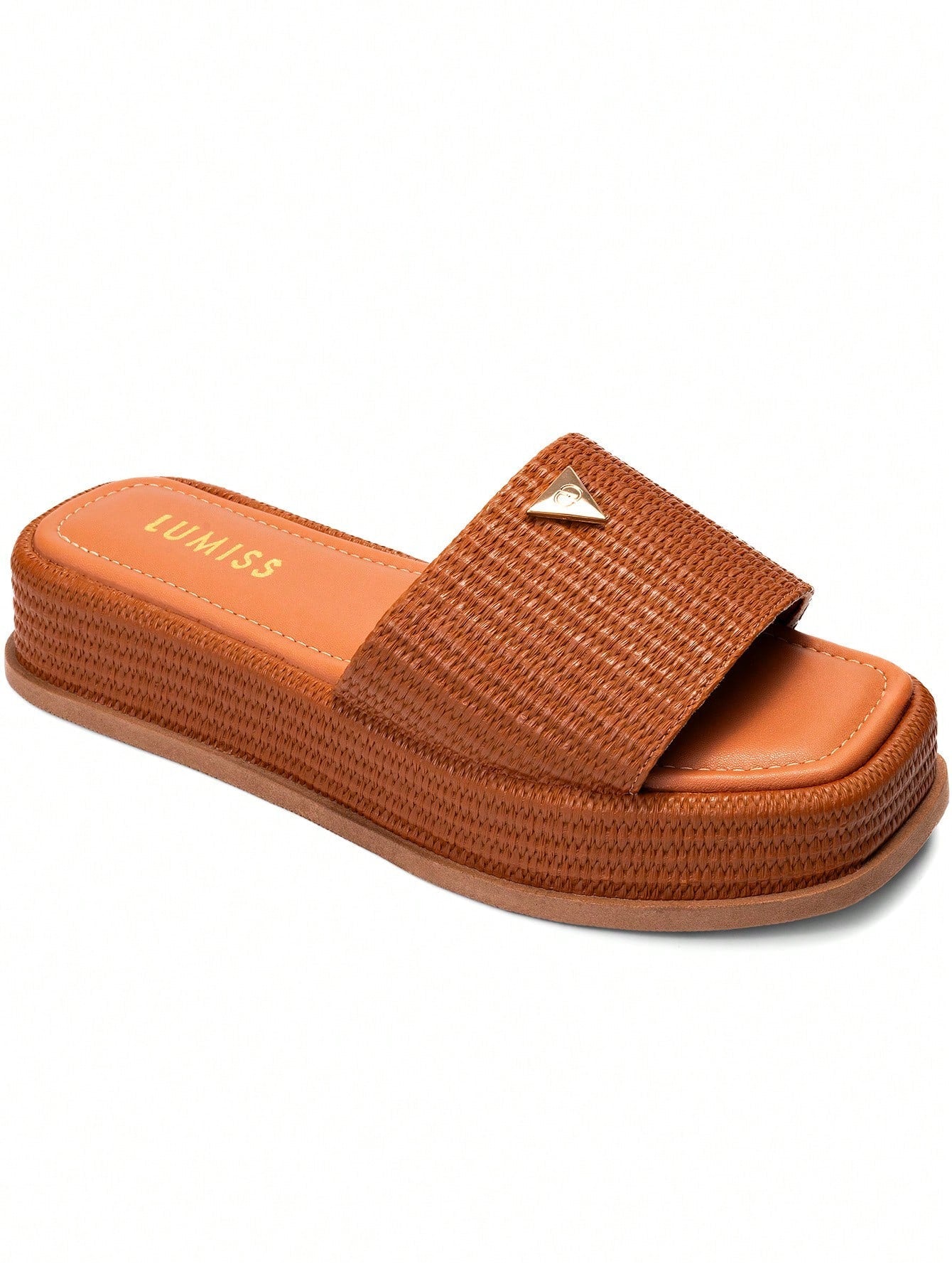 Sandália Feminina Flatform Lumis Bege