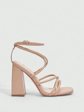 Sandália Feminina Salto Alto New York