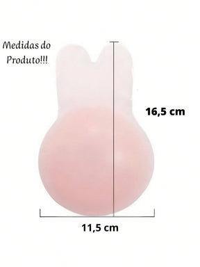 Sutiã  Adesivo Invisível Efeito Push Up
