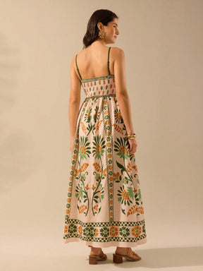 Vestido Longo Estampado Ayla