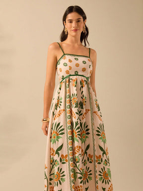 Vestido Longo Estampado Ayla