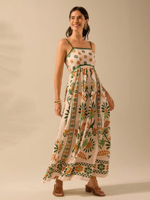 Vestido Longo Estampado Ayla