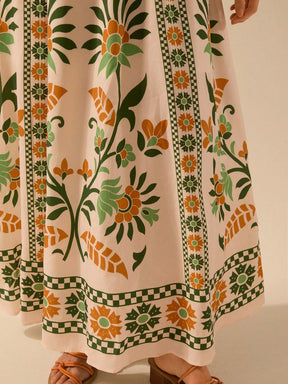 Vestido Longo Estampado Ayla