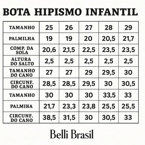 Bota de Hipismo de Couro Infantil