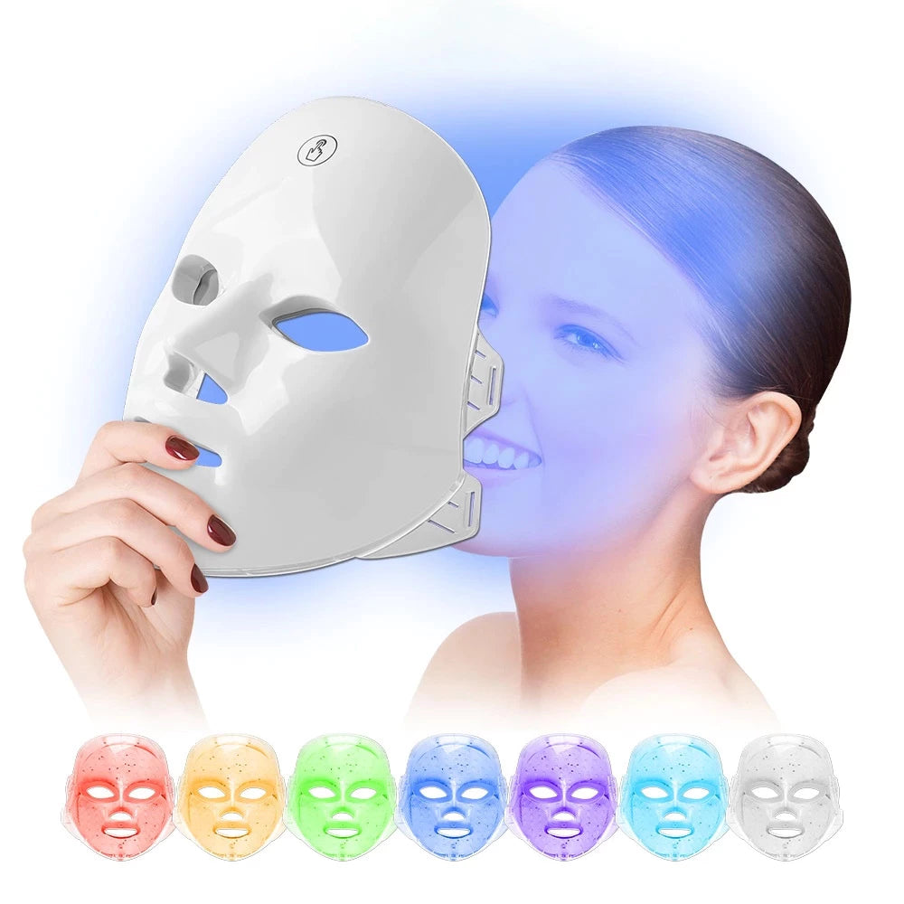 Máscara Rejuvenescedora Facial de LED + Sérum anti-idade