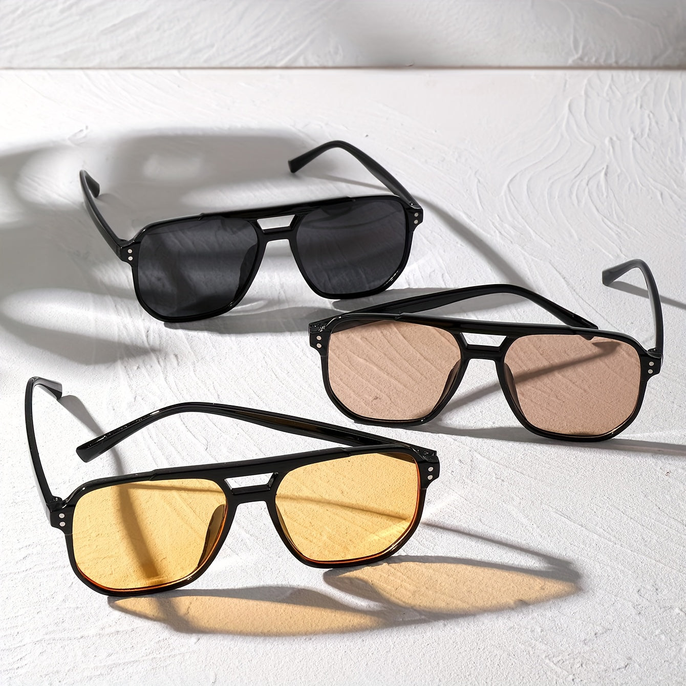 Óculos De sol Vintage Madri - Kit 3Unid