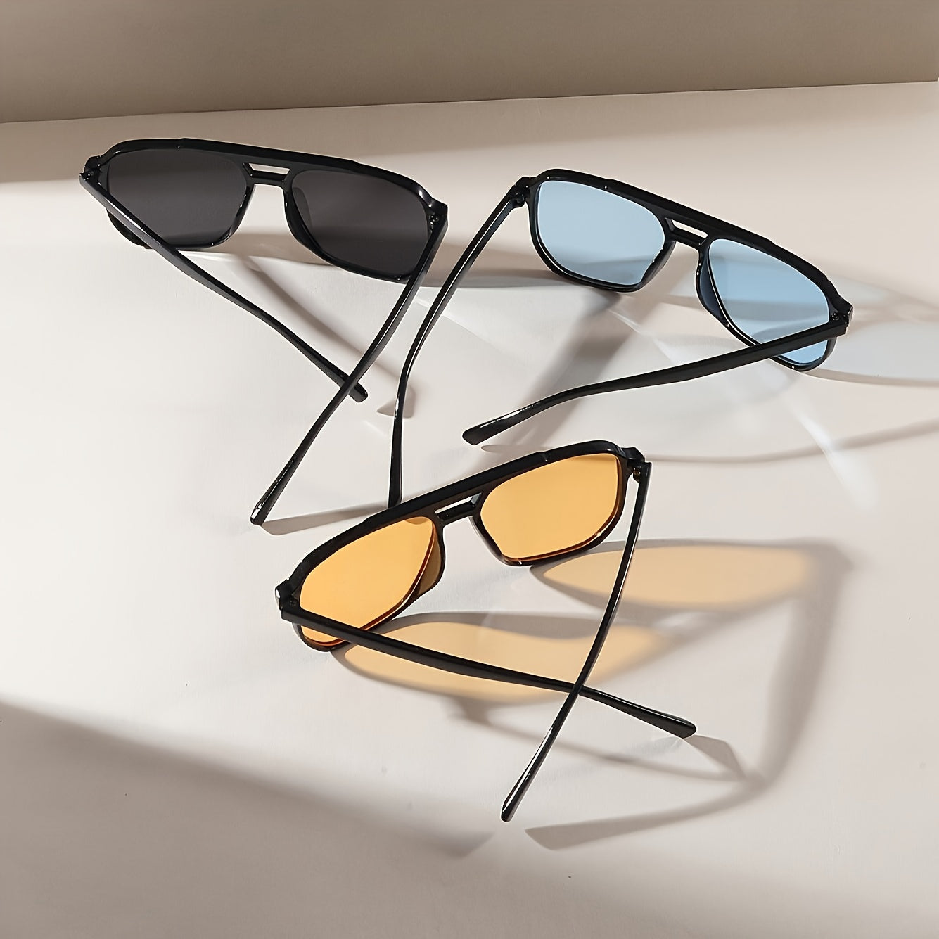 Óculos De sol Vintage Madri - Kit 3Unid