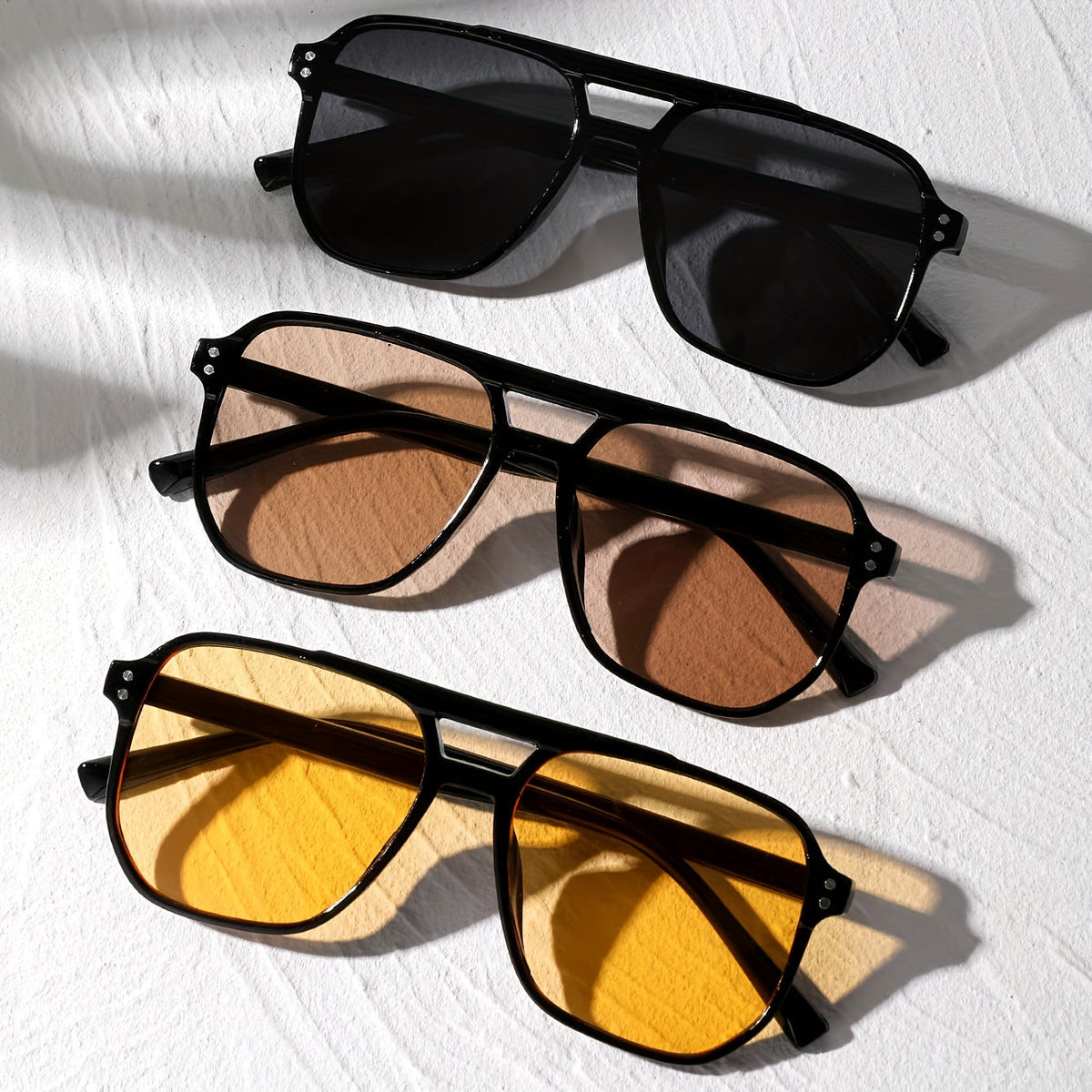 Óculos De sol Vintage Madri - Kit 3Unid